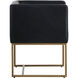 Kwan Vintage Black Lounge Chair